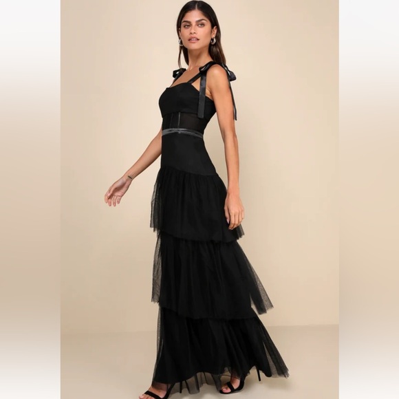 Women's LuLu's black dress size XL - Picture 3 of 6